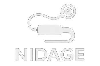 Nidage logo (light version)